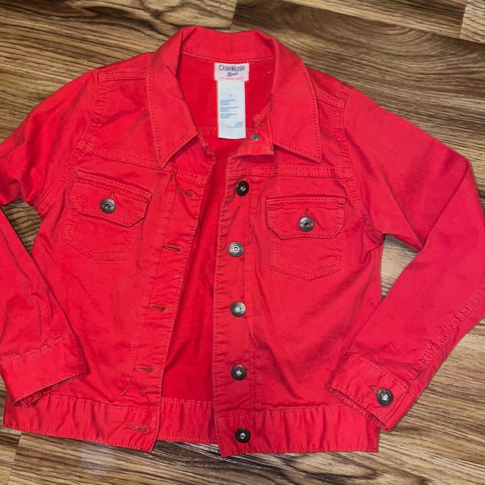 OshKosh Red Denim Jacket